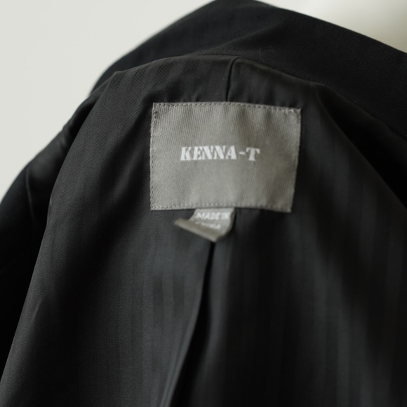 KENNA T Contemporary Cropped Blazer, Black, Size: Small * - Picture 4 of 7